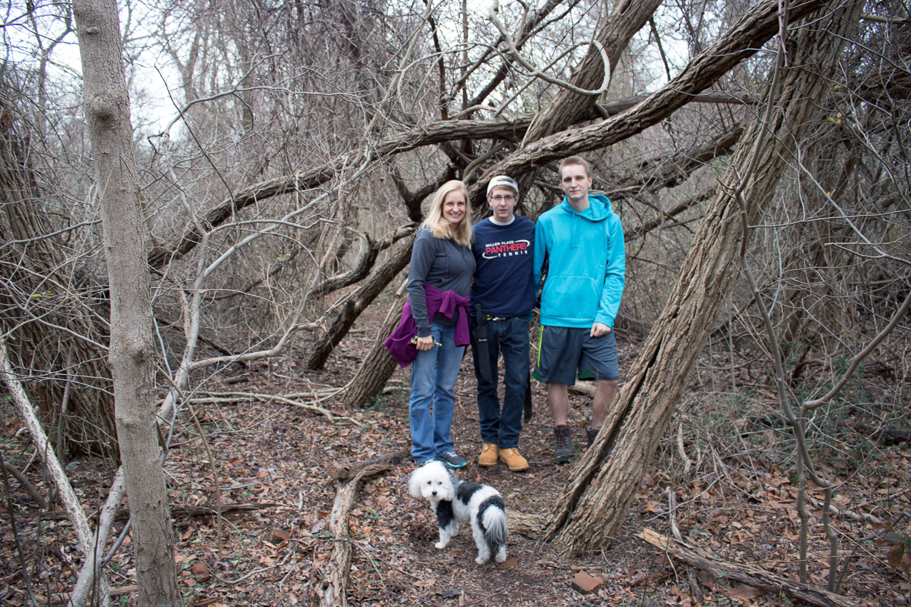 Christmas Walk in Crodwood Park  ~~  Next to our house