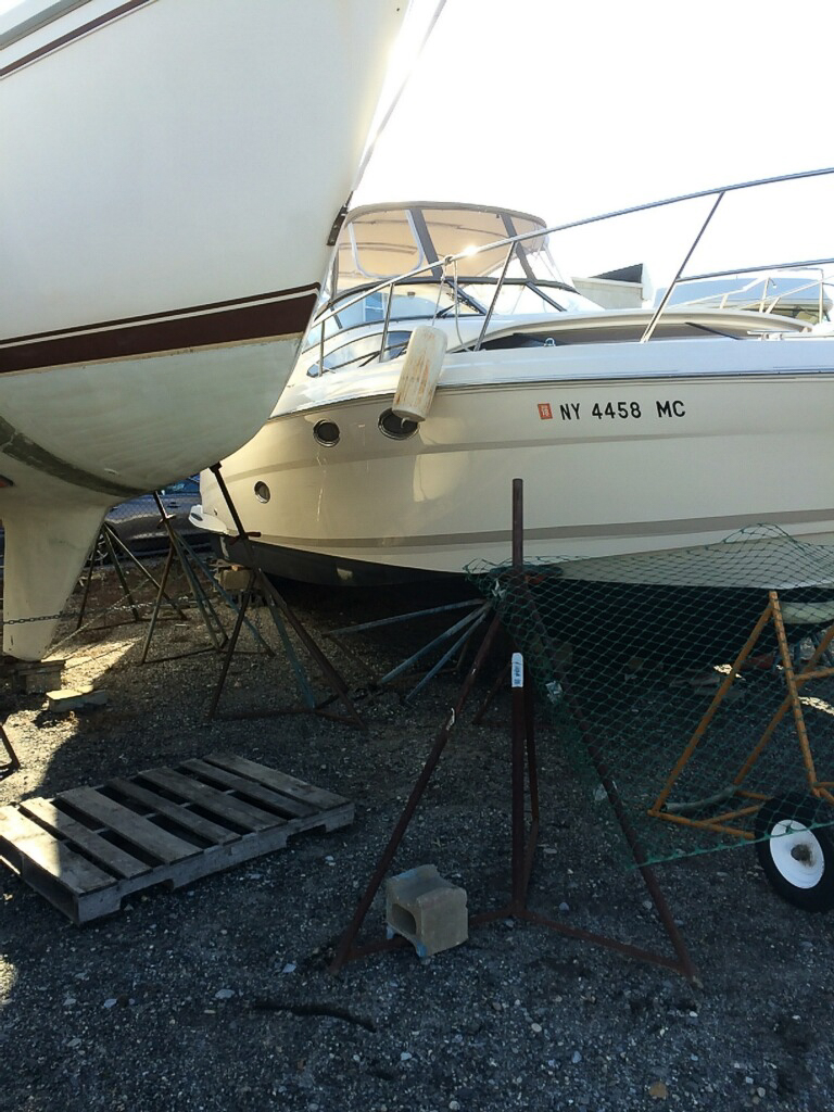 Winter 2015 - Akula at Old Man's  ~~  Near miss a drunk driver came through the fence and taook out the boat NEXT to me.