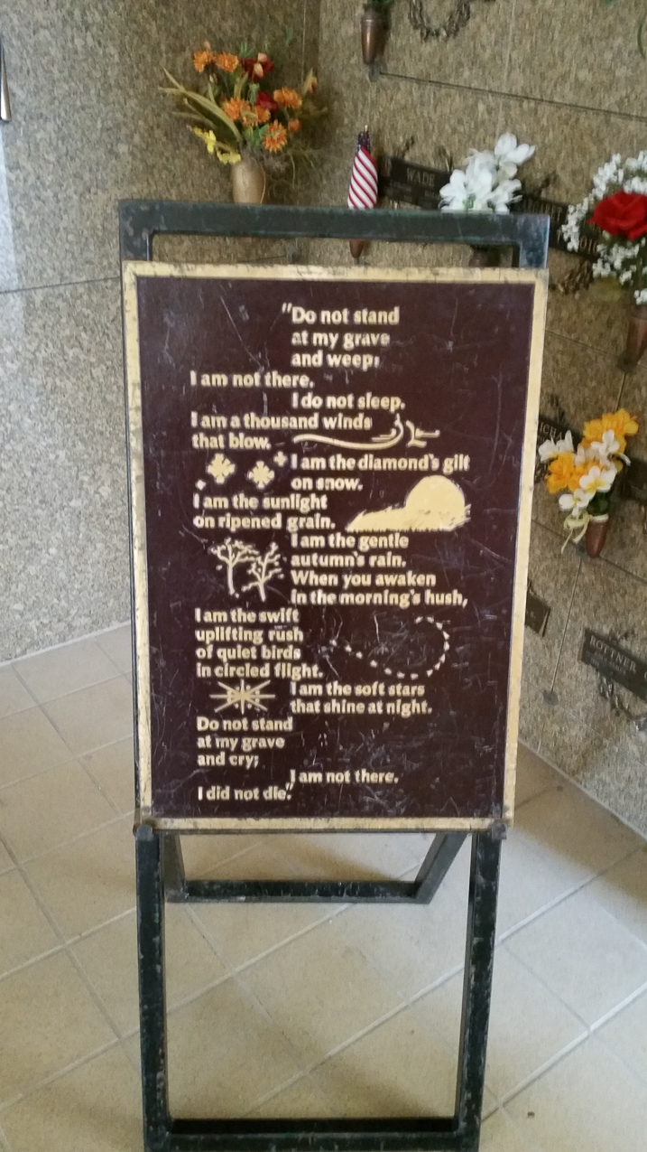 A lot of thoughts and memories  ~~  POP POP's Funeral