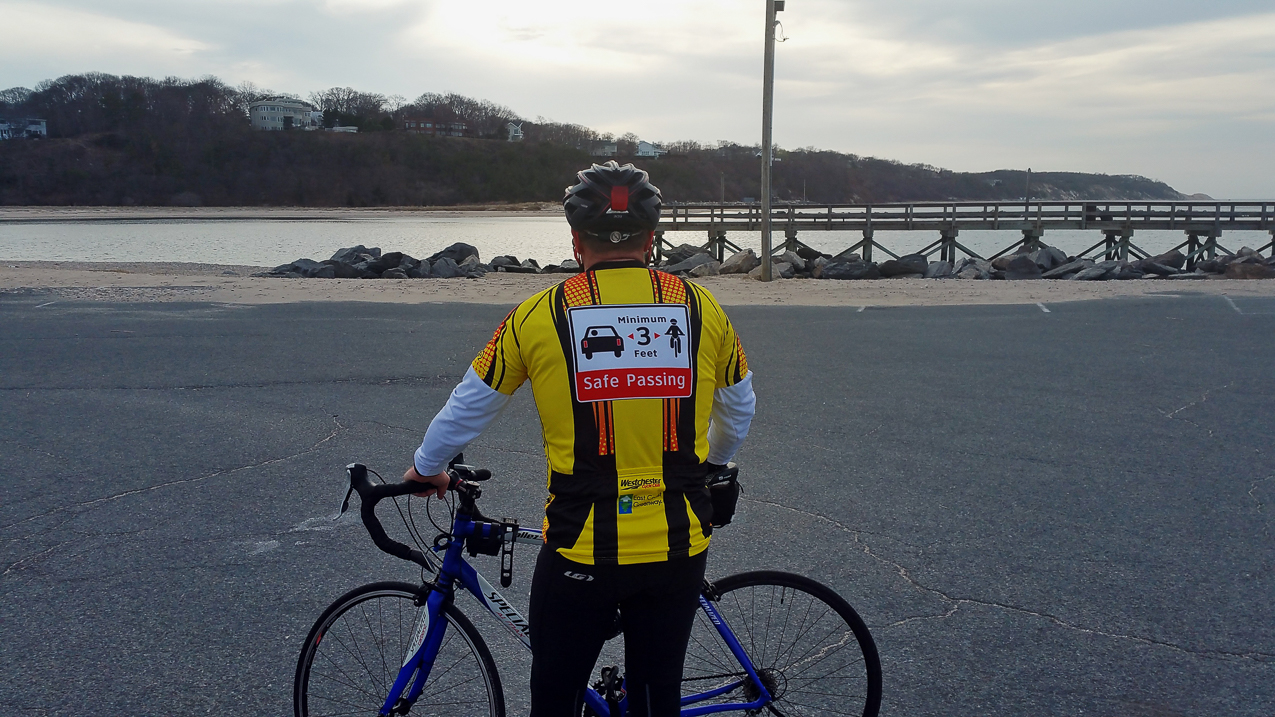 Part of a biking collalition.  ~~  the law was passing through the state legislature as I type this.