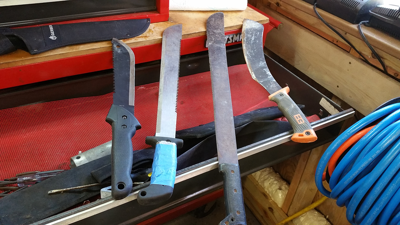 In a year I will be a felon  ~~  machete are now being outlawed. They can't balance the budget so let's put in more useless and ineffective laws.
