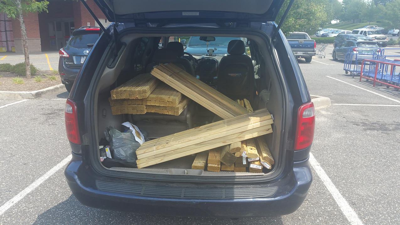 Deck project in the making?  ~~  147 spindles, 600 screws, 7 railing sections, bunch of posts.........will take some pictures as we progress.