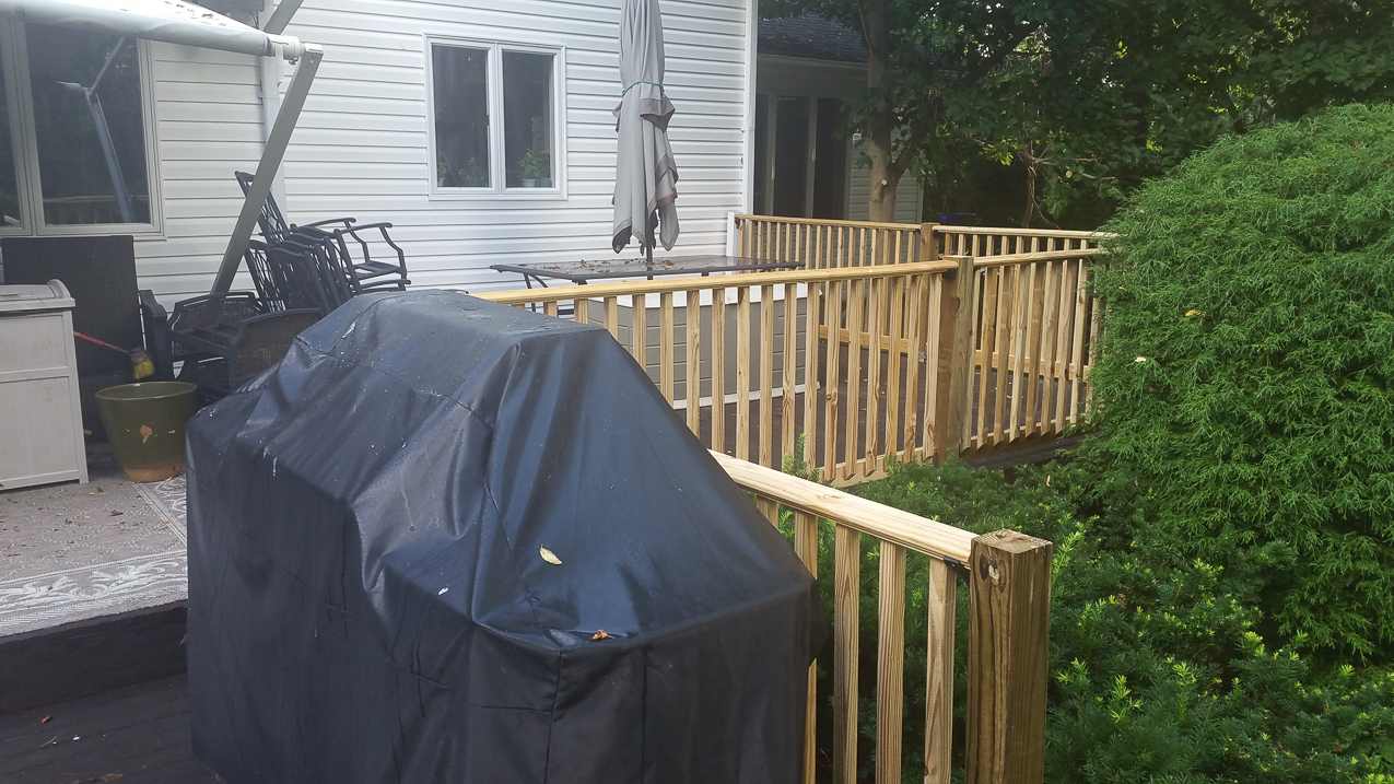 Deck project 2016 July  ~~  phase 1 done.