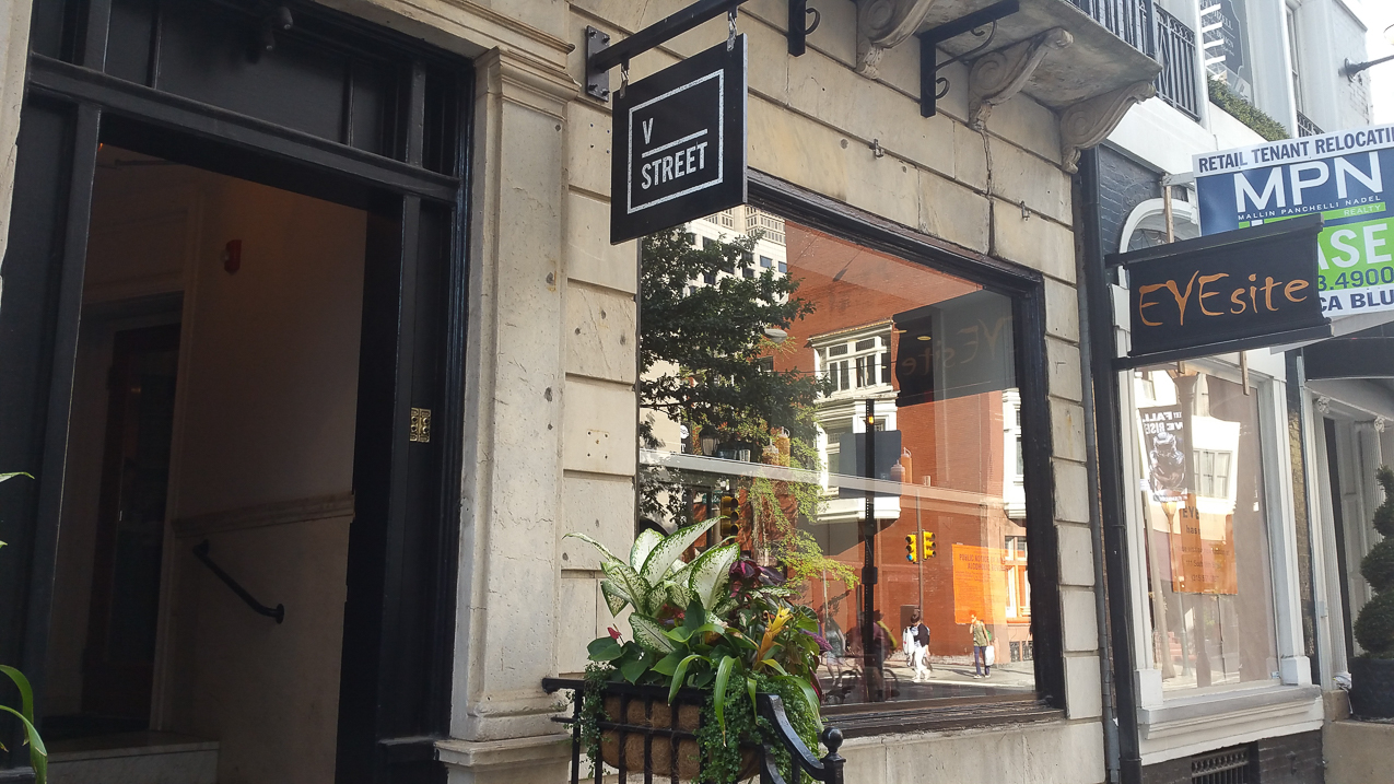 V Street in Philly - very nice  ~~  vegan but anybody coudl eat here and love it!