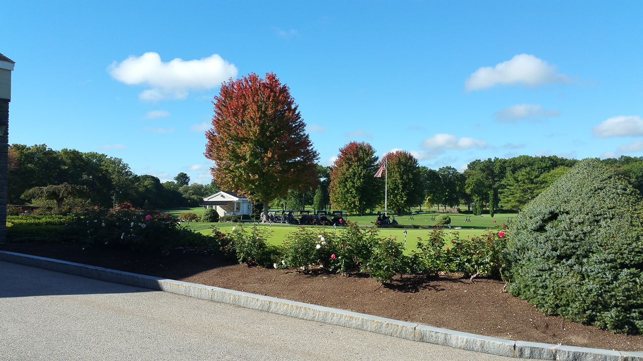 Hard day at the office with partners  ~~  Nashawtuc Country Club