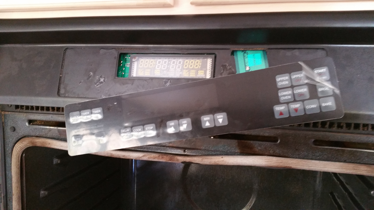 Pre Thanksgiving emergency - Yikes  ~~  after replacing and updating the control board 6 months ago, having keyboard issues.  Got anew one.  $200 beats a $2 grand double oven emergecny purchase.