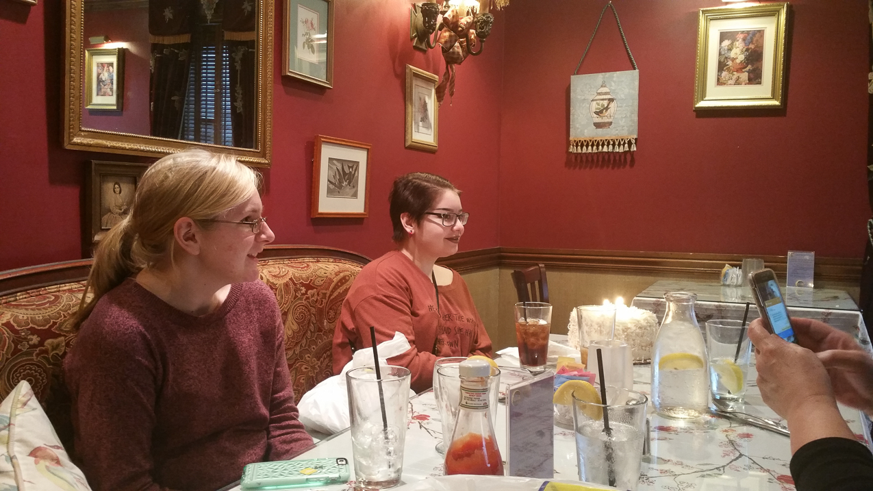 Mary and Saundia at our NJ/PA visit trip  ~~  