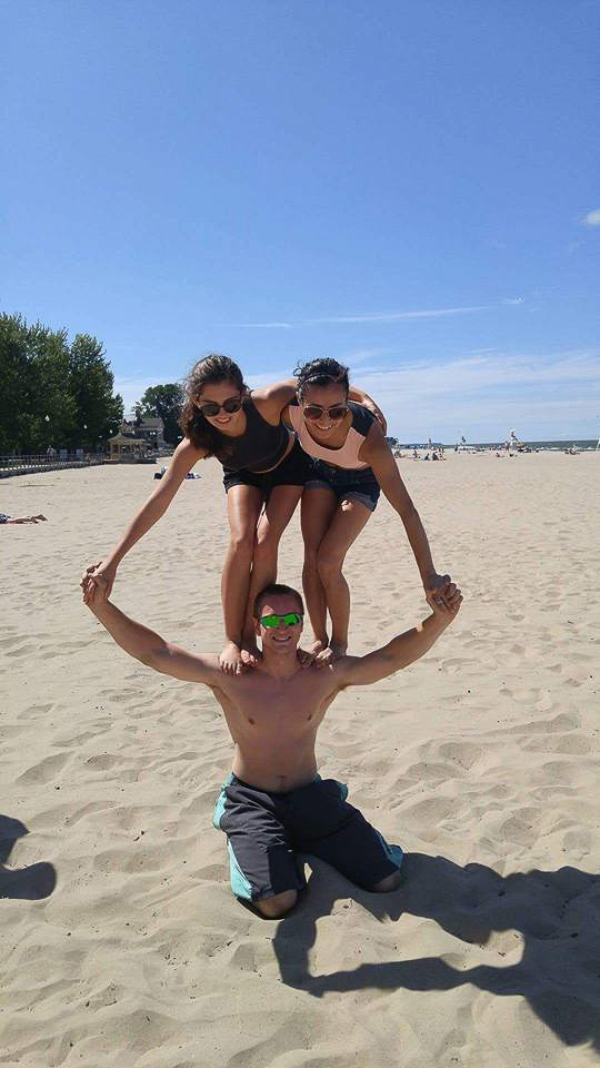 Dan and Lourde and crew at Ontario Beach July 2016  ~~  