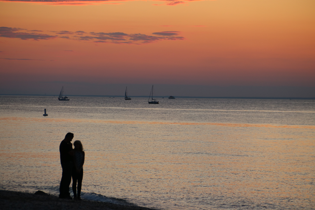 Friday Night at Cedar Beach with friends  ~~  looked like a good shot.....so I took it!