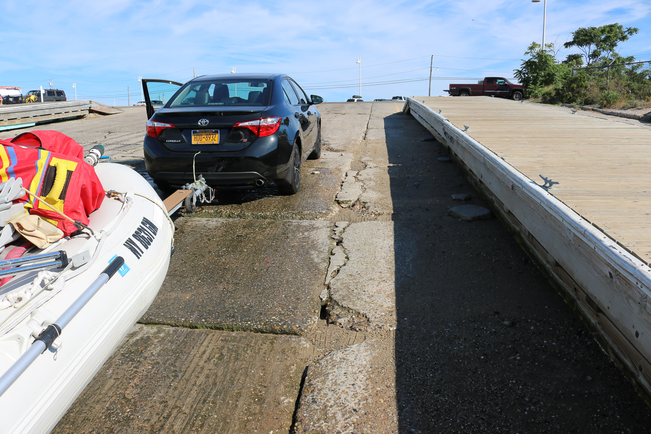 town of Brookhaven broke my trailer!!!  ~~  they keep saying they are gonna fix this thing - its a joke!!!!!!  AND dangerous for cars and small wheels.