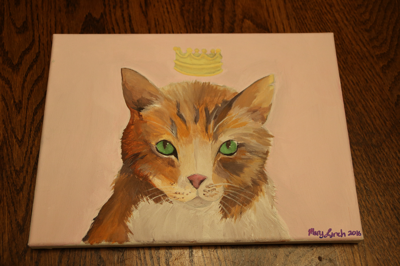 B-day present for Laura made by Mary the artist.  ~~  