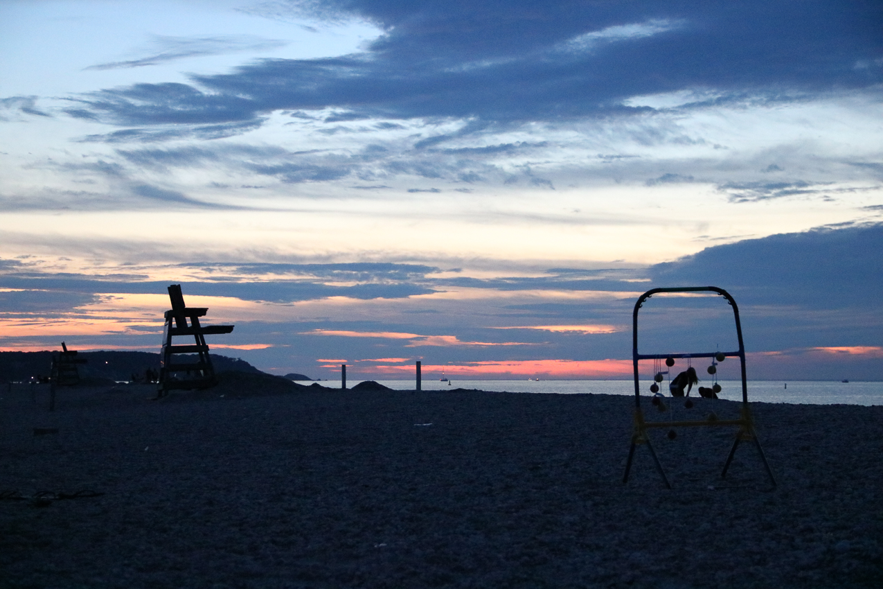 Cedar Beach in Mt Sinai Harbor  ~~  another nightfall