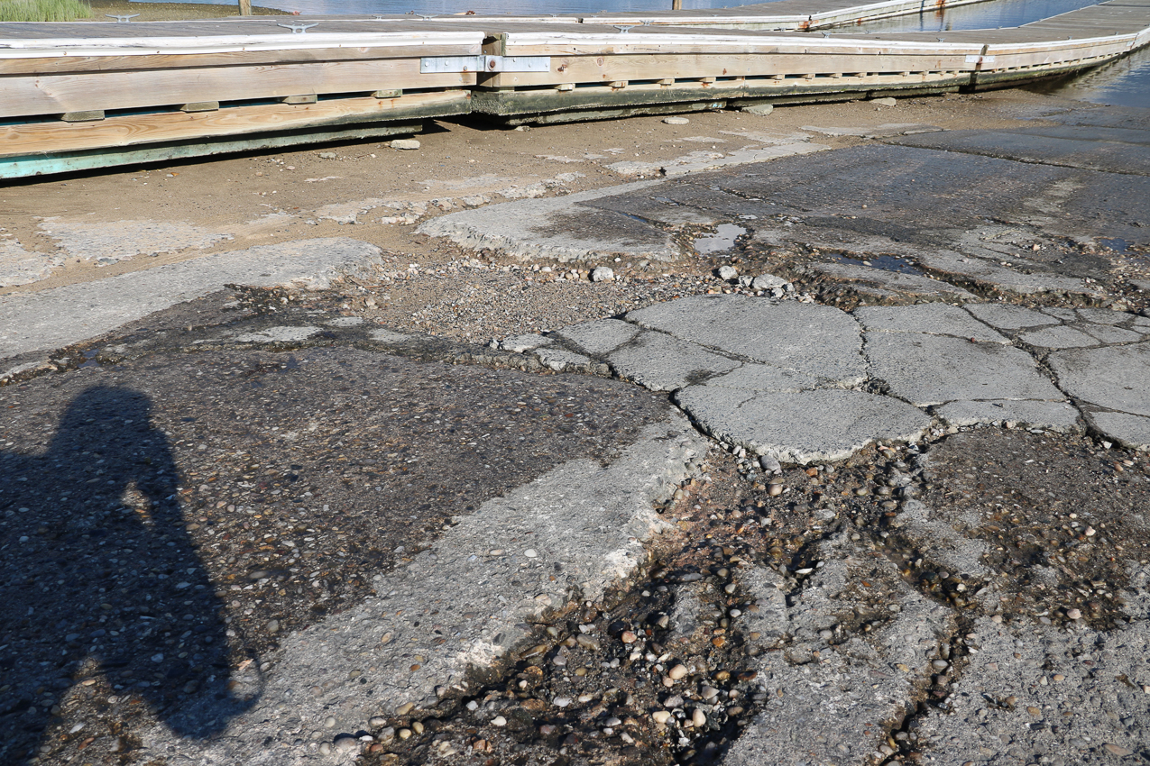 Town of Brookhaven Mt Sinai Harbor - years of disrepair actually getting worse.  ~~  