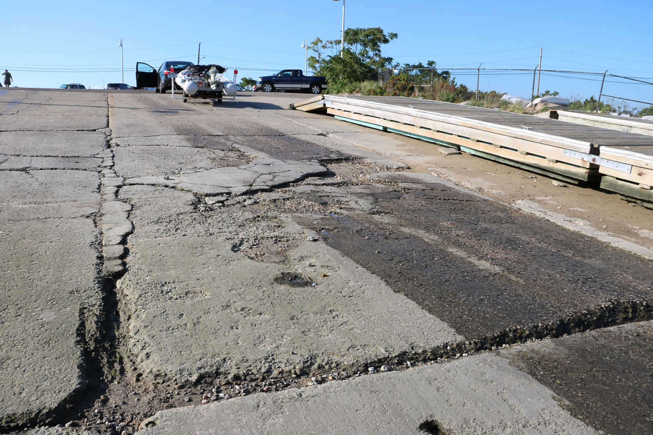 Town of Brookhaven Mt Sinai Harbor - years of disrepair actually getting worse.  ~~  
