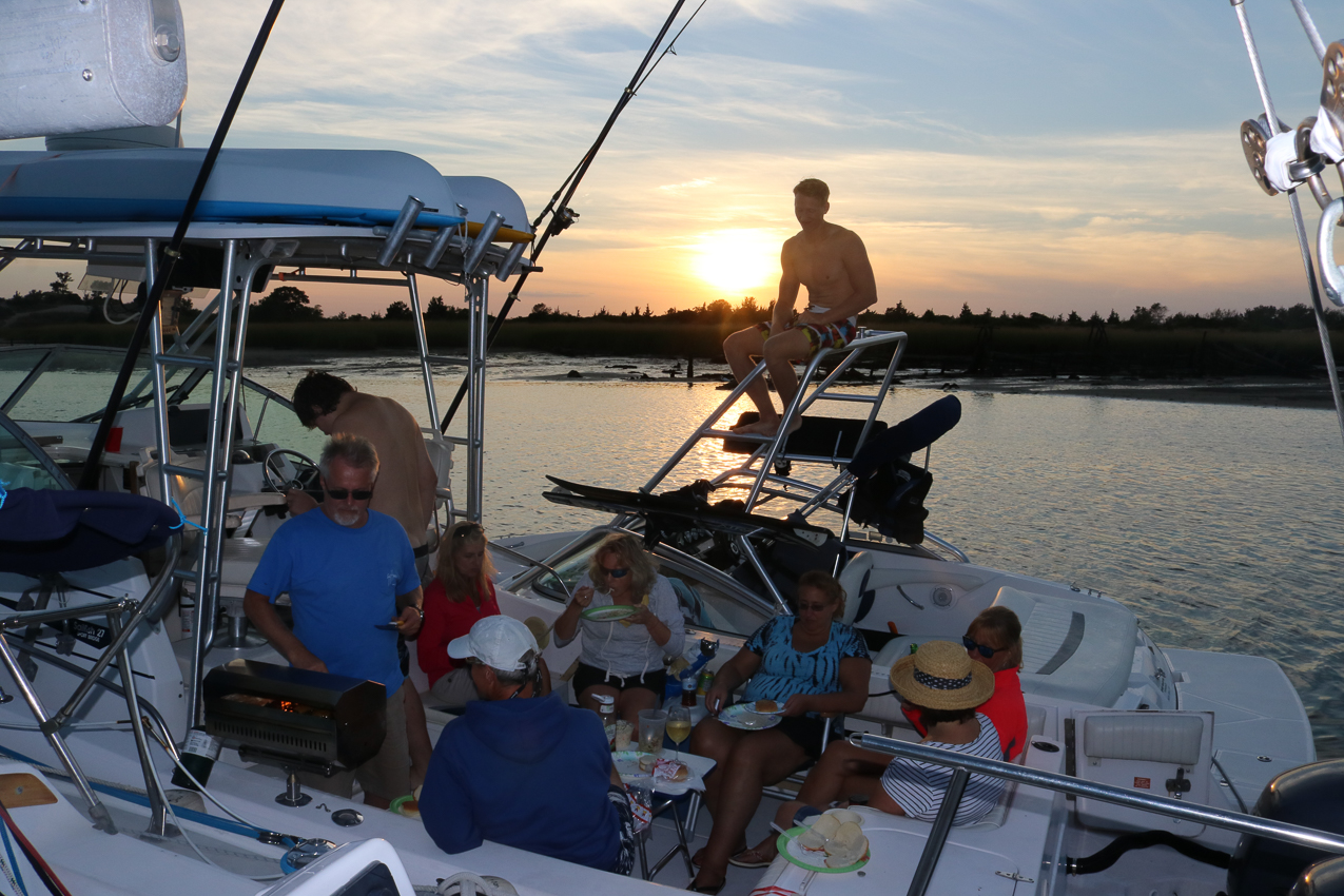 Pirates Cove with the Thompsons and Gerhke's  ~~  Thomas in the king seat.