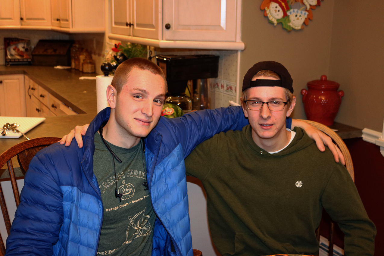 The Lynch Lads  ~~  Thanksgiving 2016