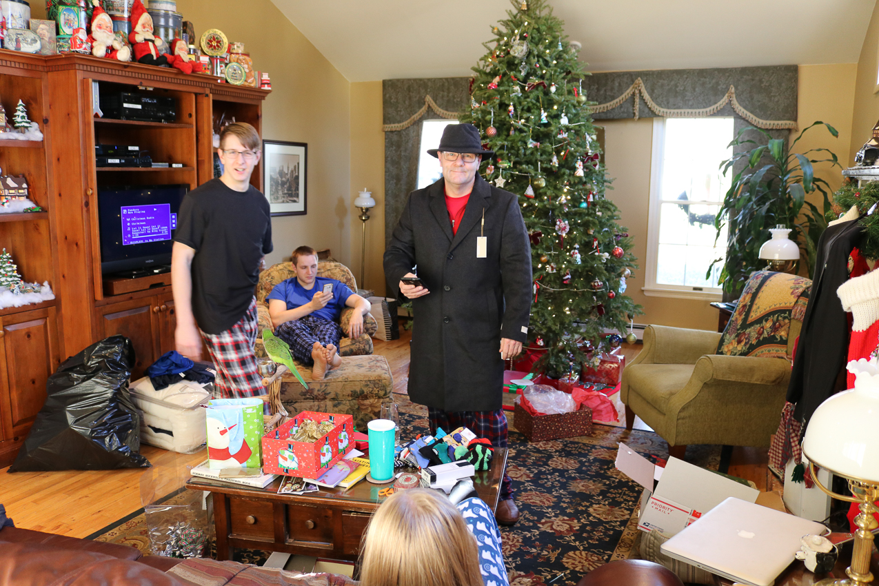 Amish coat and hat - citywear  ~~  Christmas at the Lynch Shack