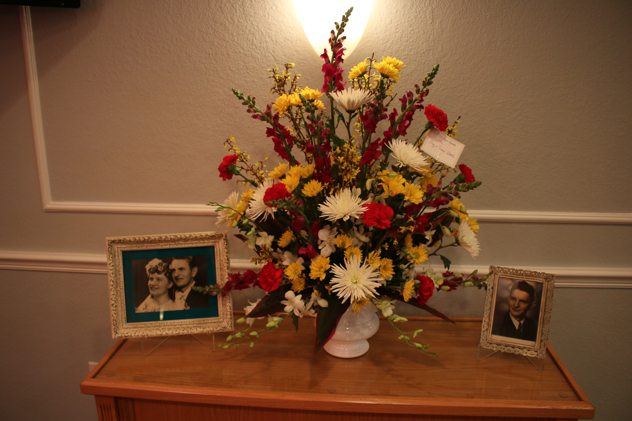 Flowers from the Diehl's   ~~  POP POP's Funeral