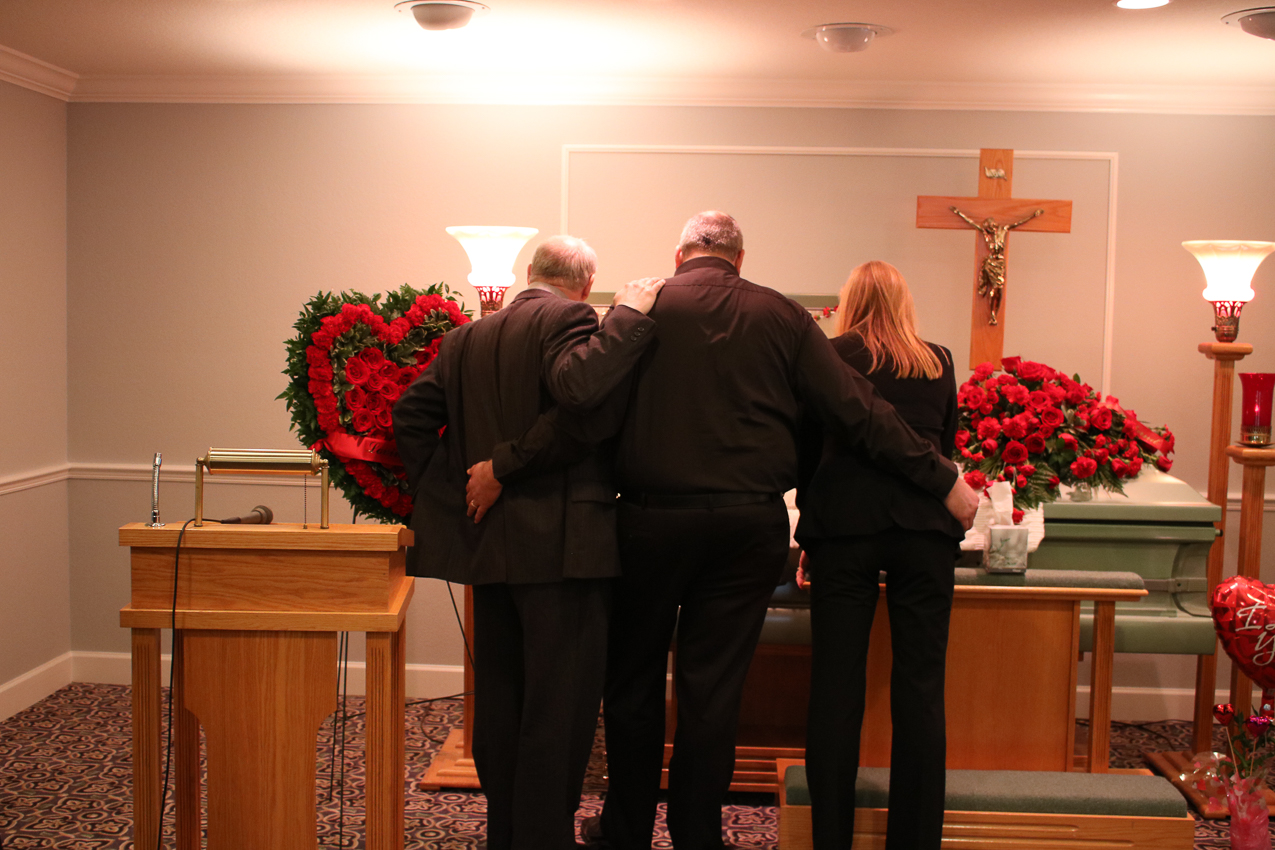 George, John & Gretchen  ~~  POP POP's Funeral