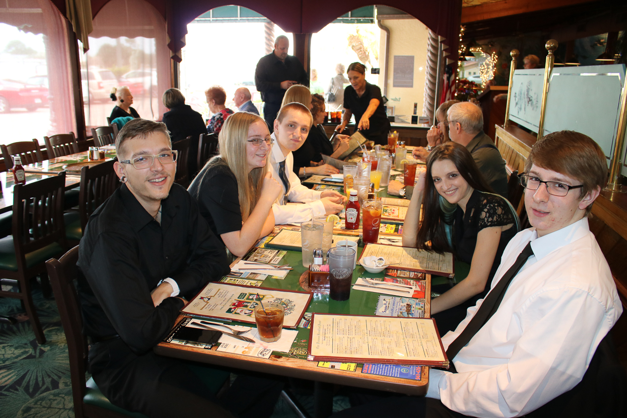 Funeral luncheon.  ~~  POP POP's Funeral