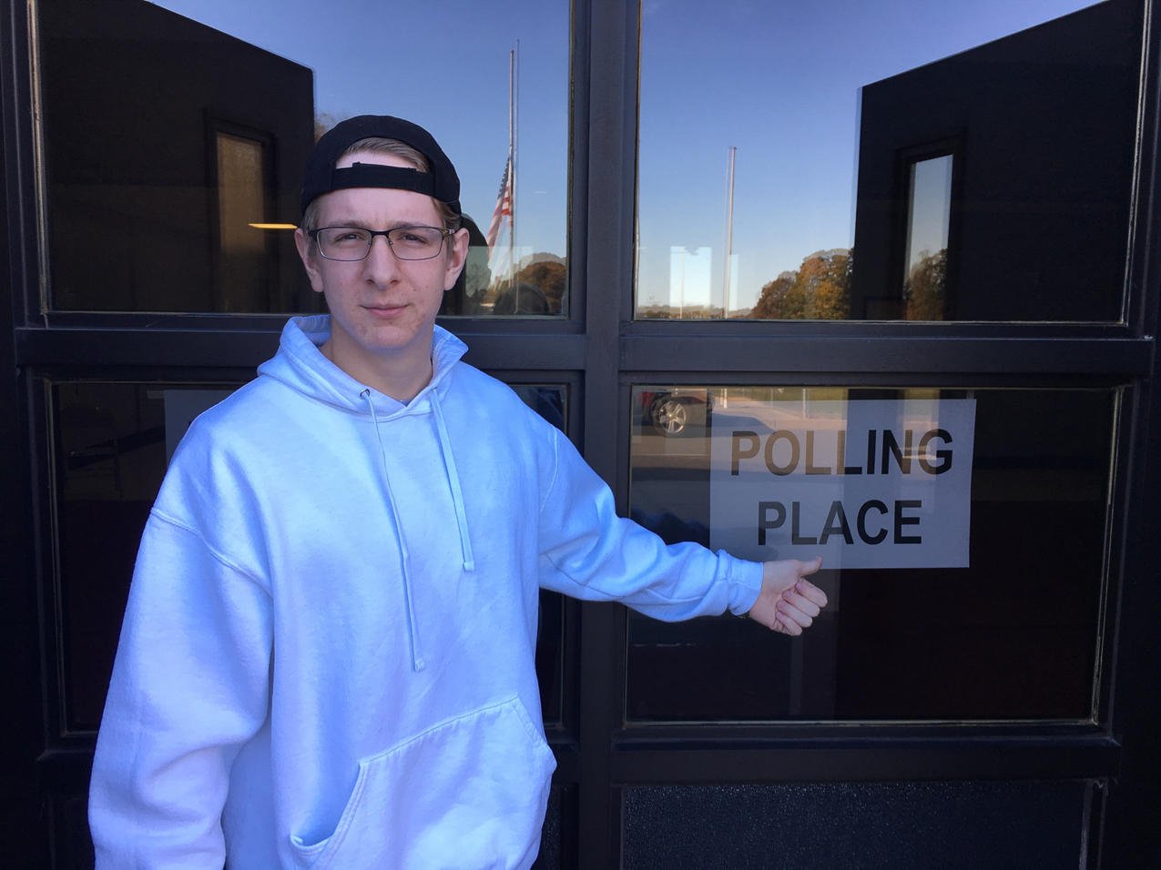 The Quinnster Voting for the First time!!!!  ~~  
