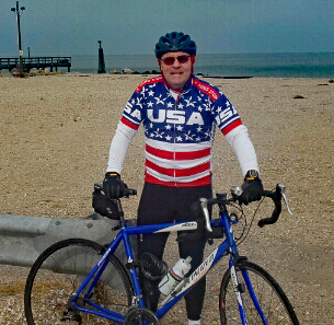 Day after first snowfall it went up to 61 F!!!!!    ~~  BIKE RIDE!