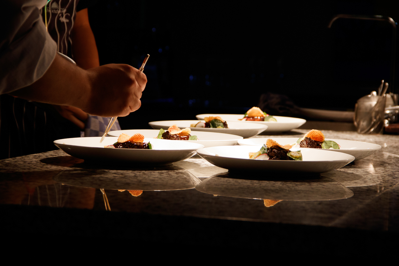 Kitchen Table by White in Aruba for our 27th Anniversary, One of the best meals of my life, 8 course fantastic and vegetarian.  ~~  Aruba for our 27th Anniversary