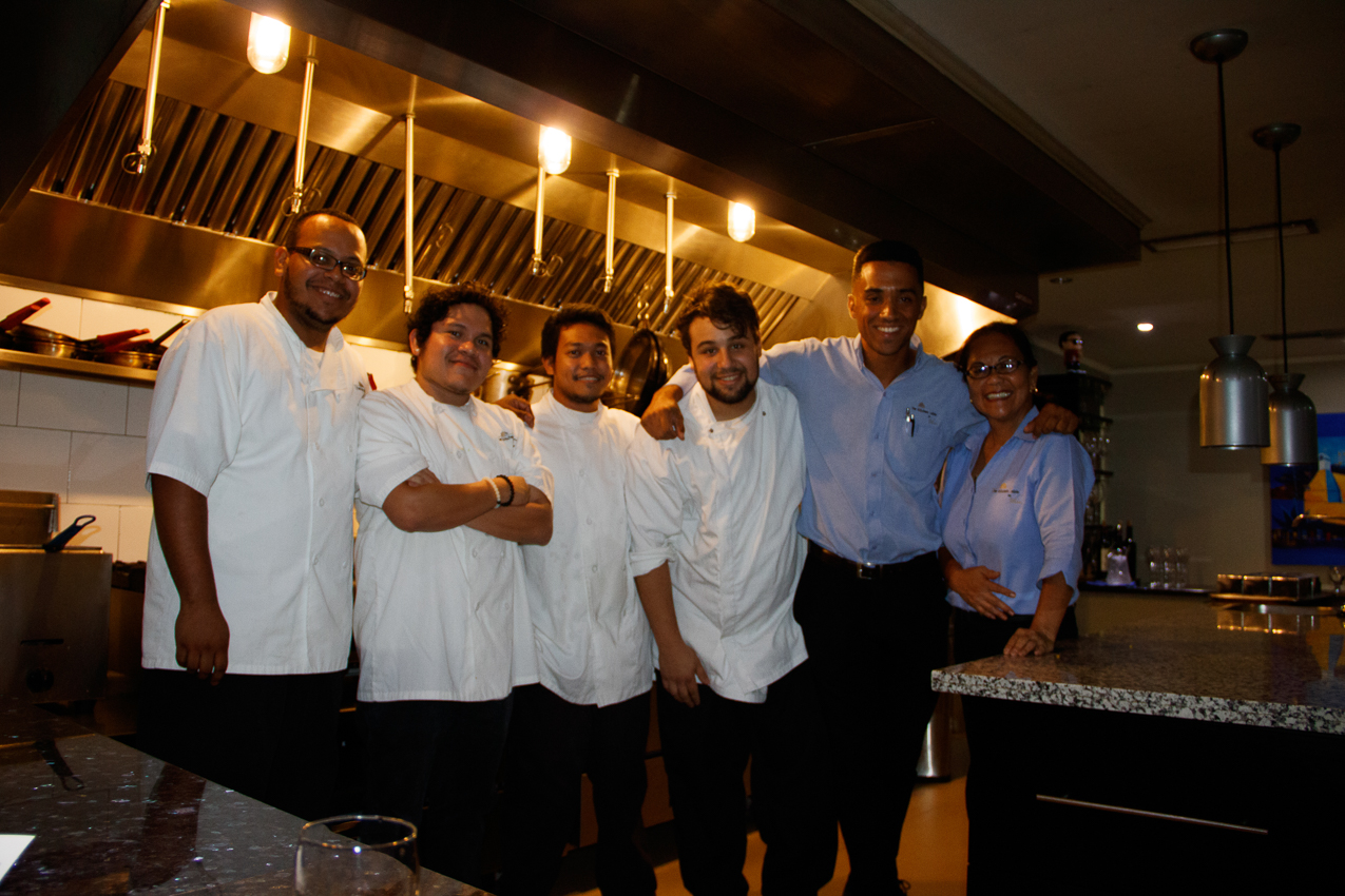 Kitchen Table by White in Aruba for our 27th Anniversary, One of the best meals of my life, 8 course fantastic and vegetarian.  ~~  Aruba for our 27th Anniversary