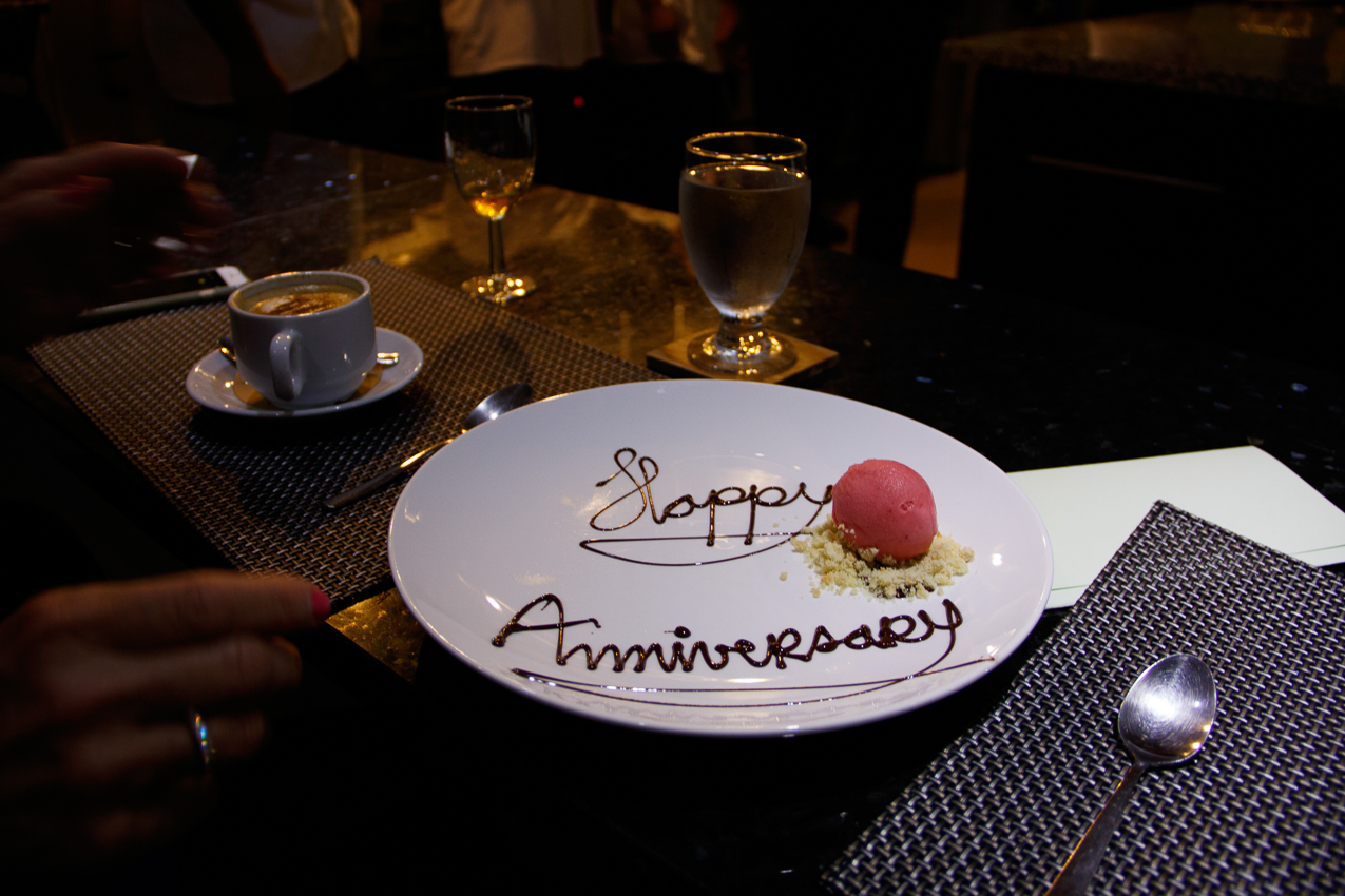 Kitchen Table by White in Aruba for our 27th Anniversary, One of the best meals of my life, 8 course fantastic and vegetarian.  ~~  Aruba for our 27th Anniversary