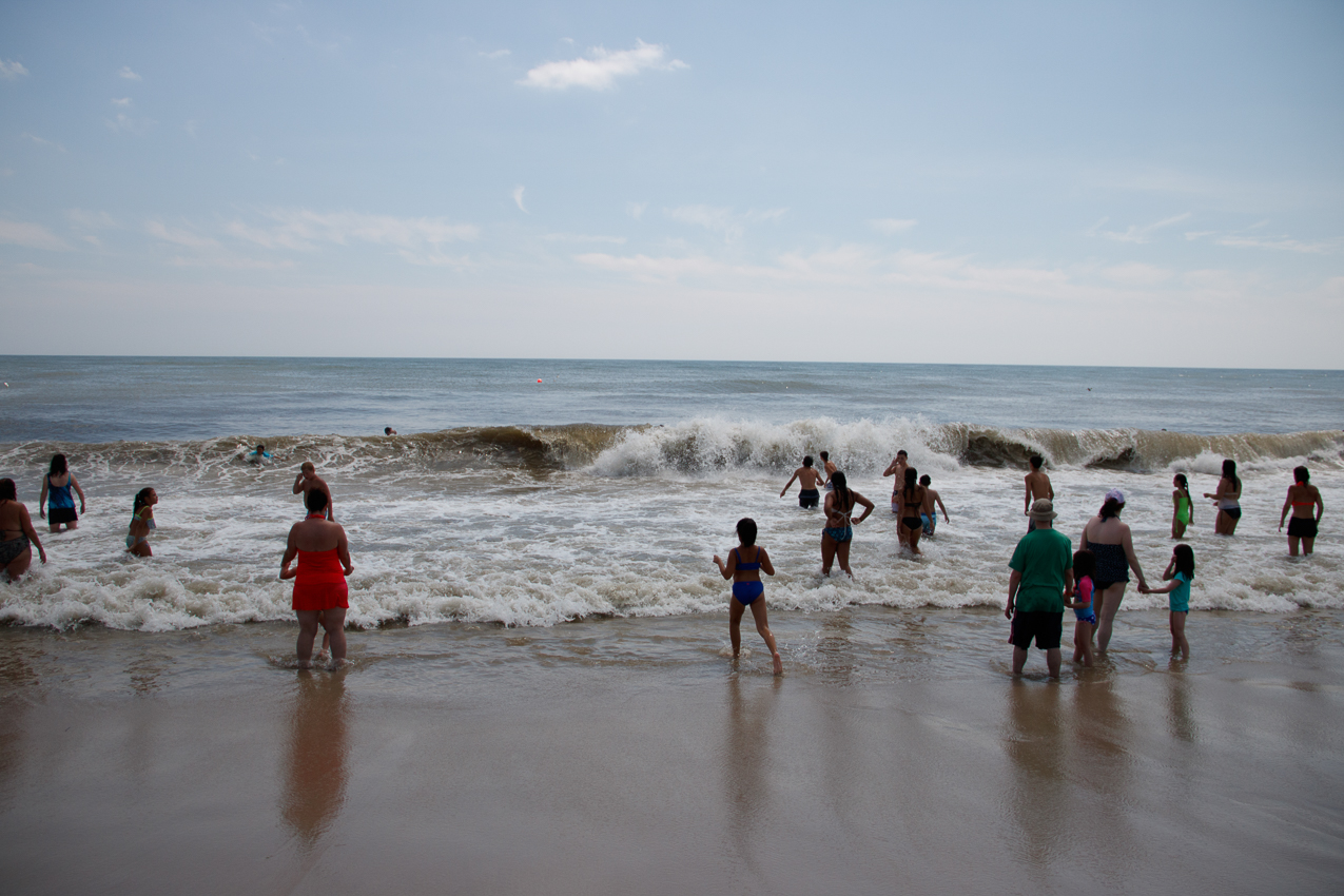 Smithpoint Beach August 13, 2017  ~~  Ashley, Danile, Mary, Gretchen, Daniel