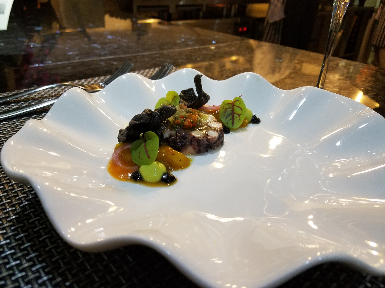 Kitchen Table by White in Aruba for our 27th Anniversary, One of the best meals of my life, 8 course fantastic and vegetarian.  ~~  Aruba for our 27th Anniversary