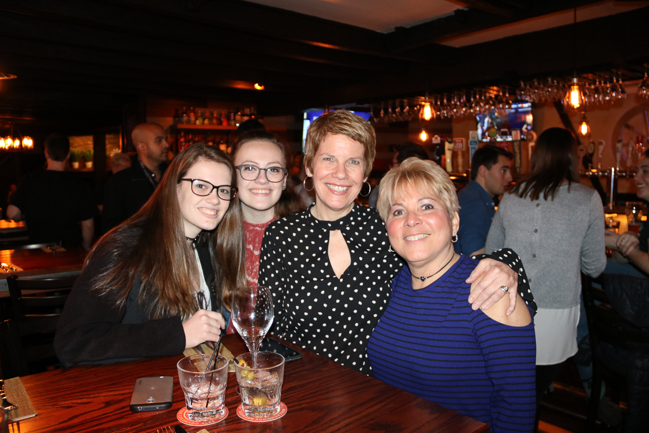 Waterwheel Tavern  ~~  Maura, Eden, Denise, and Joanne.