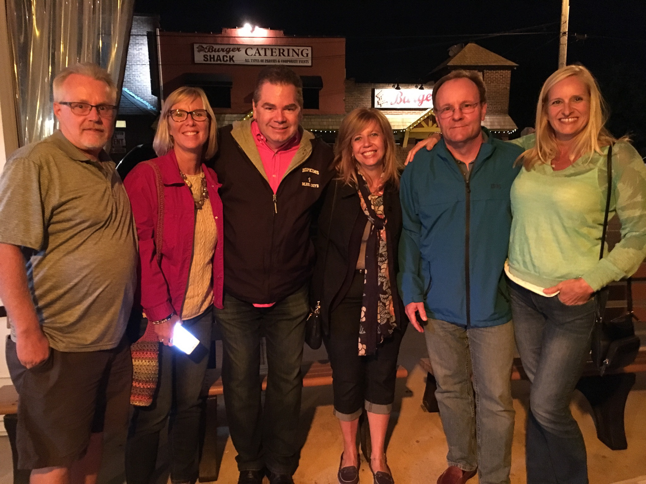 Deb and Dave out with the Thompsons on the South Shore at The Oar  ~~  