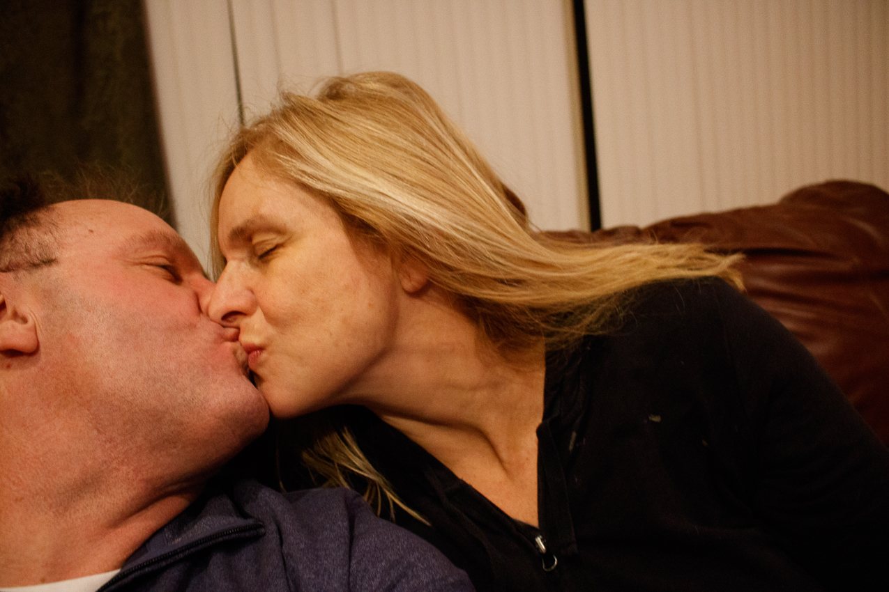 New Years 2018 at the Lynch Shack  ~~  9 degrees F outside - nice and toasty and in our pajamas on the inside!!!