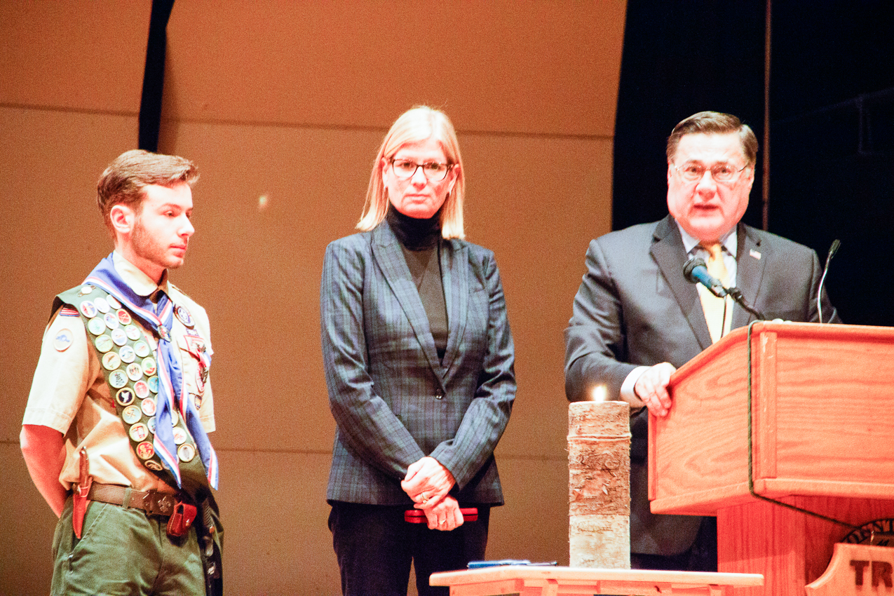 Our own Brookhaven Town favorite  Councilwoman Jane Bonner and Eddie Romaine, Supervisor  ~~  Mt. Sinai Troop 1776 Eagle Court @ MS HS