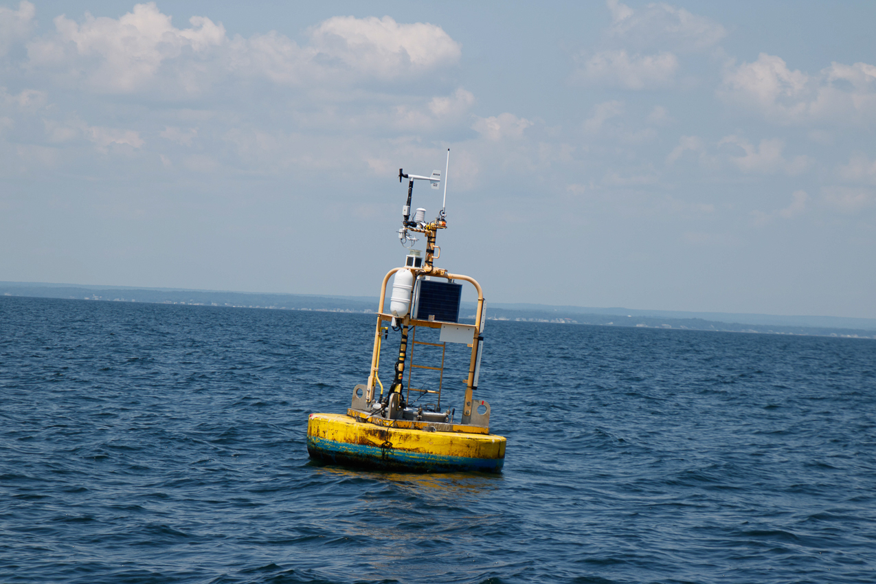 Cnetral Sound Buoy - never saw it?  Until NOW!!!  ~~  My Long Cruise Bucket List item Block Island Sailing Adventure