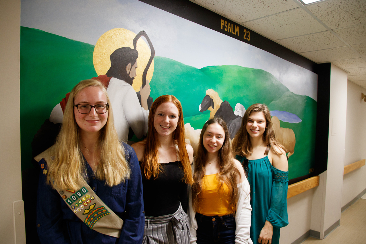 Mary Lynch Girl Scouts GOLD Project at St. Louis deMonfort Church  ~~  