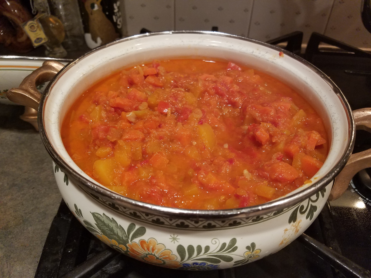 Coconut curry vegetable soups a la Gret!!!    ~~  
