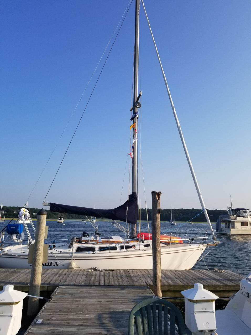 HOME to Mt. Sinai Harbor 6 days later  ~~  My Long Cruise Bucket List item Block Island Sailing Adventure