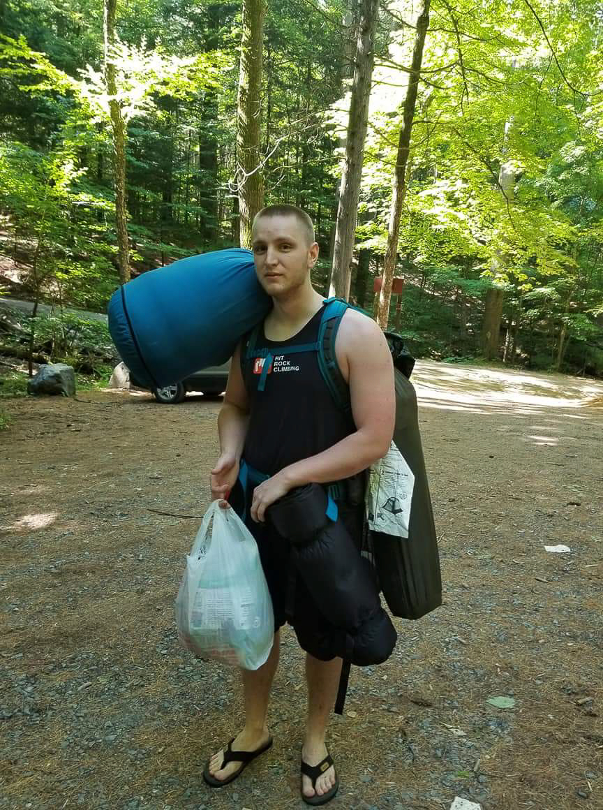 Dan camping in NY  ~~  