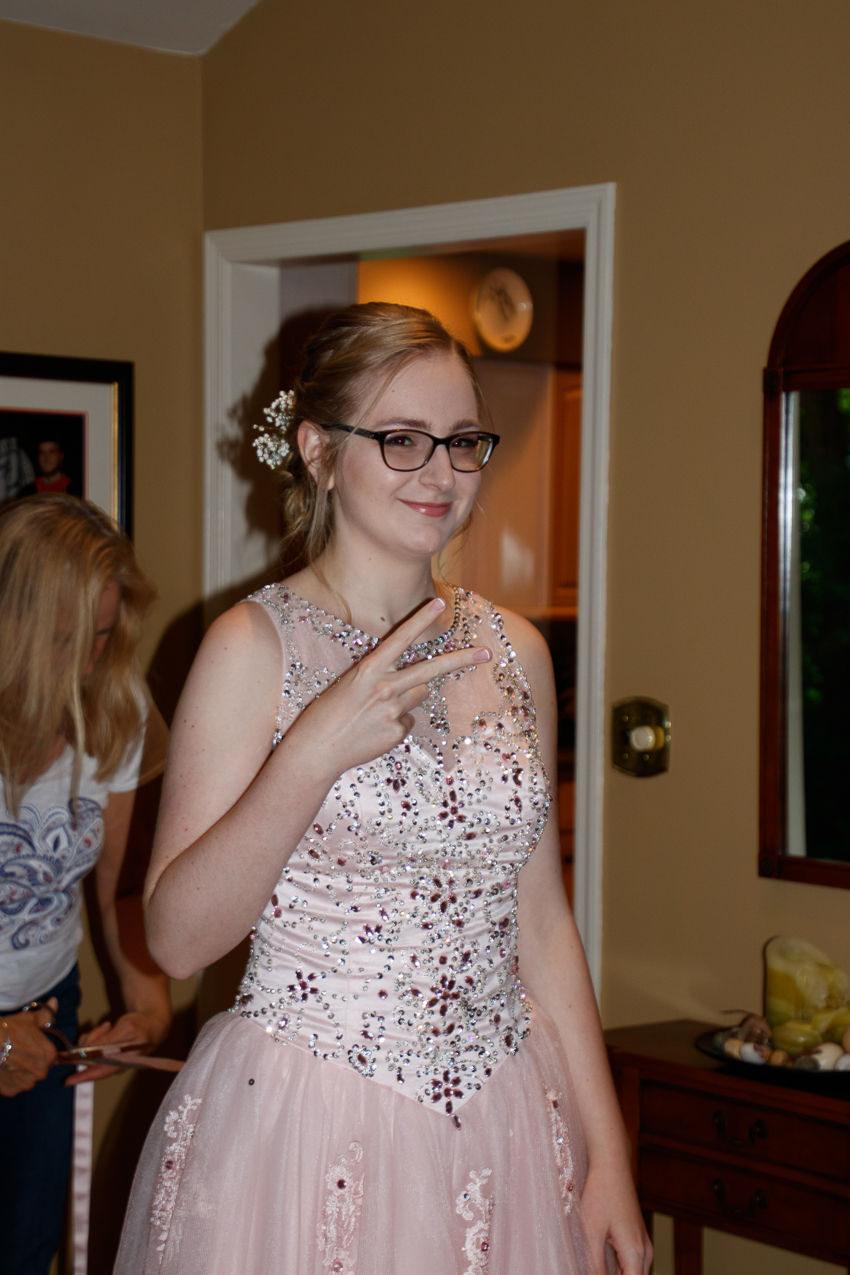   ~~  Mary Lynch, HS Senior Prom