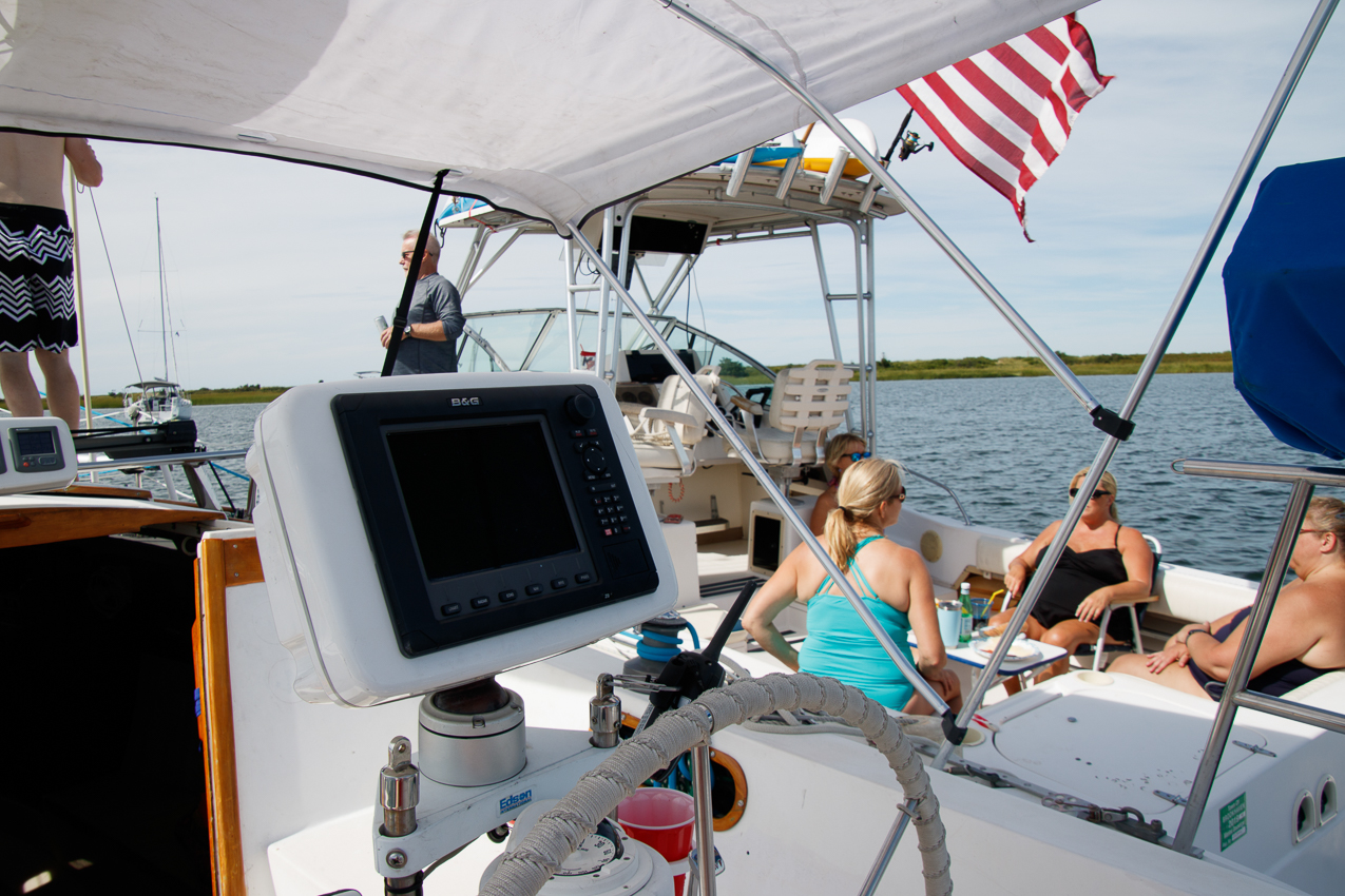 August 31 Labor Day Weekend Saturday LIS and Port Jefferson  ~~  Out with MSSA Friends and even Power Boaters!!!!