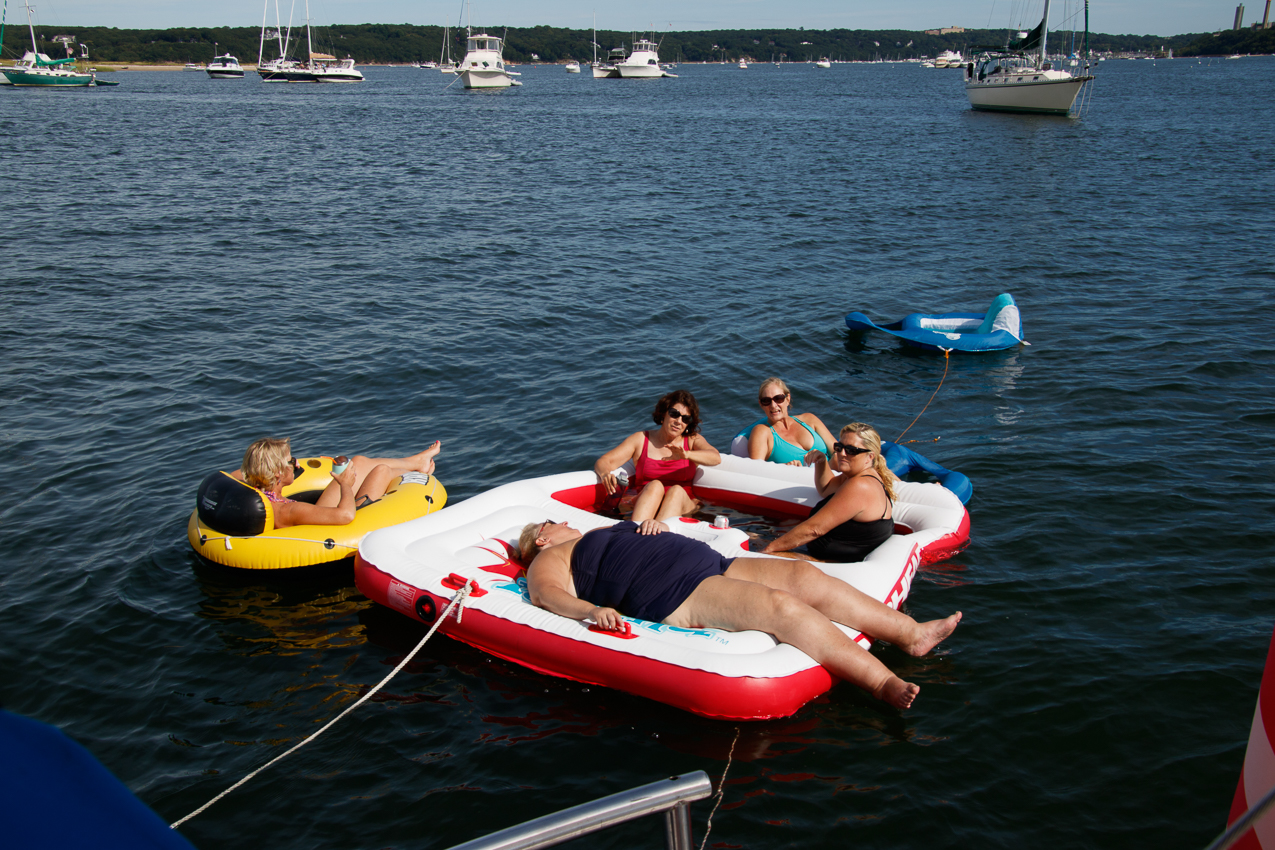 August 31 Labor Day Weekend Saturday LIS and Port Jefferson  ~~  Out with MSSA Friends and even Power Boaters!!!!