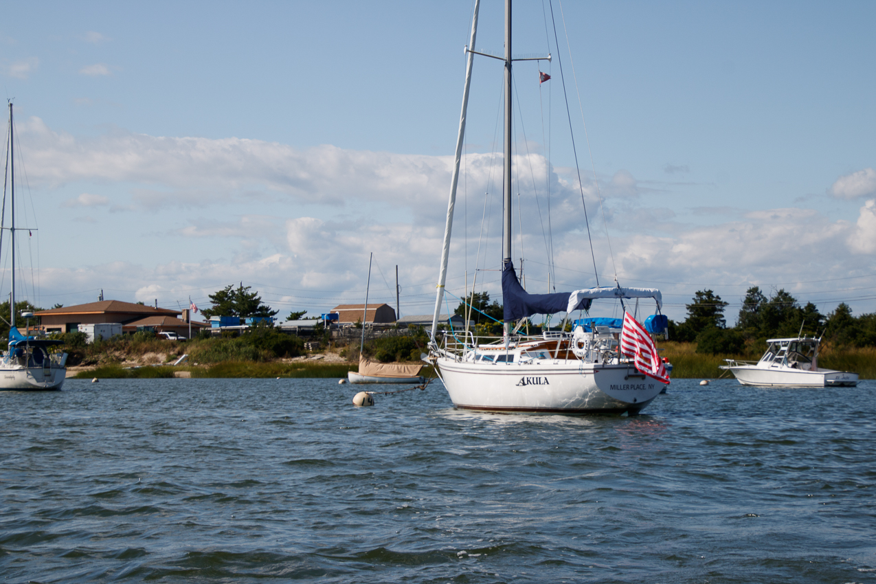 Akula had to move to a new spot.  ~~  