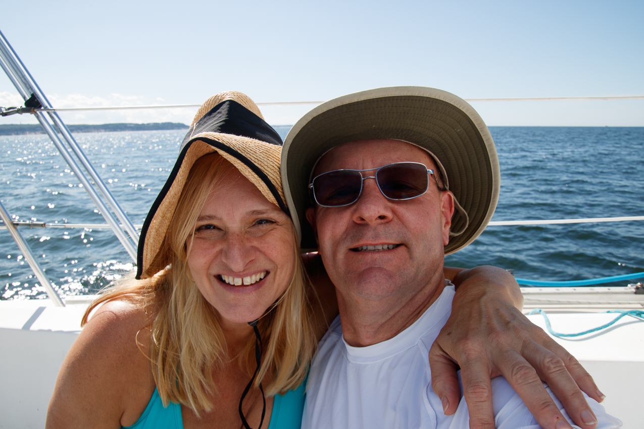 A perfect day for sailing with Gretchen Sept 15th 2019 out on the Long Island Sound off of Mt. Sinai to Middle Ground Lighthouse on s/v Akula  ~~  