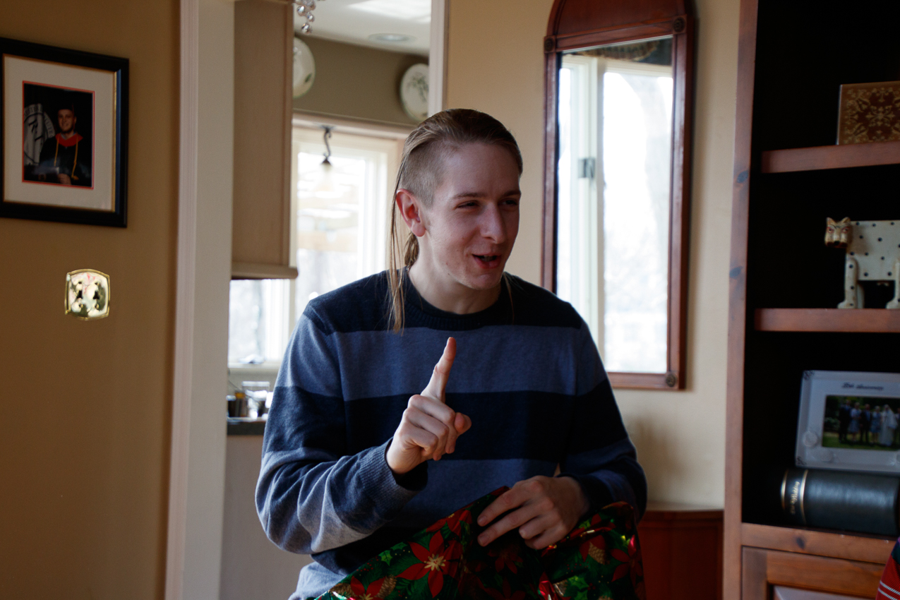 Christmas Day @ the Lynch Shack 2019  ~~  The Lynch Clan (and Kiki, Captain) all together.