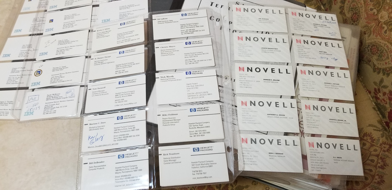 Biz Cards mainly from the 90s  ~~  