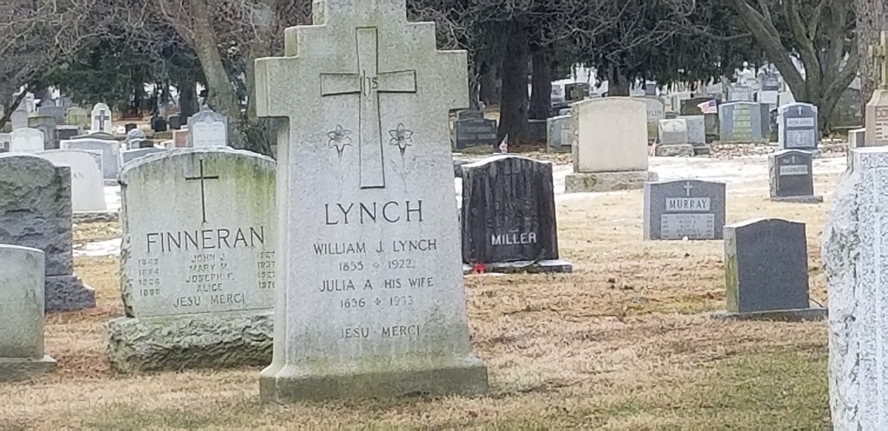 maybe a relative?  near Michael Donohoe and the Glackin plot  ~~  