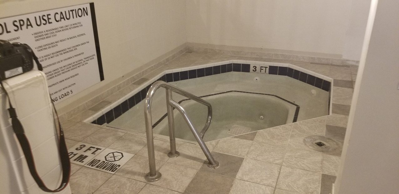 Marriotts are taking out or don't have running their jaccuzzi.  Many are filled in or tiled over.   VERY disappointing.    ~~  