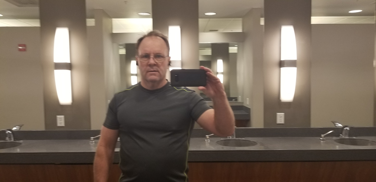 LaF on the road - working off the donut.  ~~  